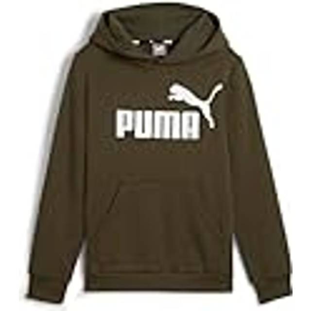 Puma - Huvtröja ESS Big Logo Hoodie FL B - Grön