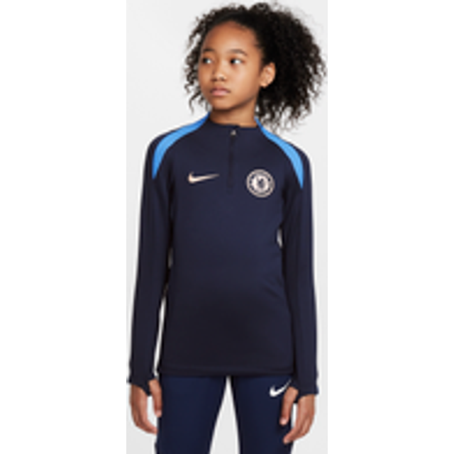 Chelsea F.C. Strike Older Kids' Nike Dri-FIT Football Drill Top - Blue - Polyester/Elastane - XL