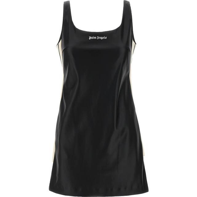 Palm Angels Women's Vegan Leather Dress in Black | Size XS | PWDB243F24FAB001 Color 1003 (XS)