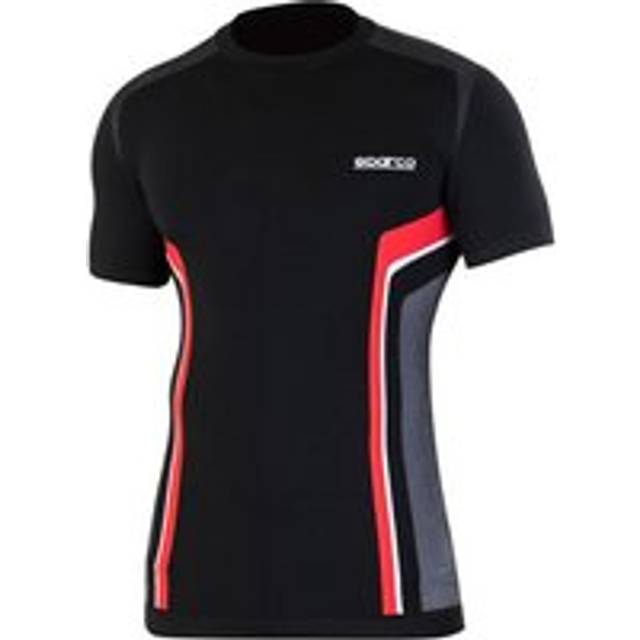 Sparco Hyper-T Gaming T Shirt - XXL, Black / Red, Black/red