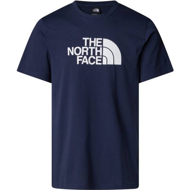 The North Face Easy Cotton Blend Regular Fit Short Sleeve Logo T-Shirt, Summit Navy