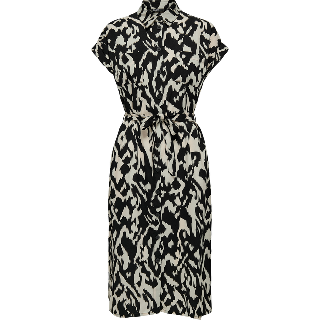 Women's shirt dress Only Hannover - Beige