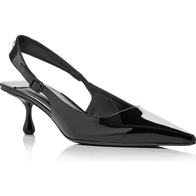 Jimmy Choo Amel 50 Pat leather slingback pumps