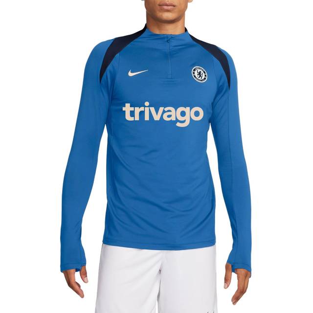 Chelsea Träningströja Dri-FIT Strike Drill - Blå/Orange - Nike - ['Blå'] (Small)