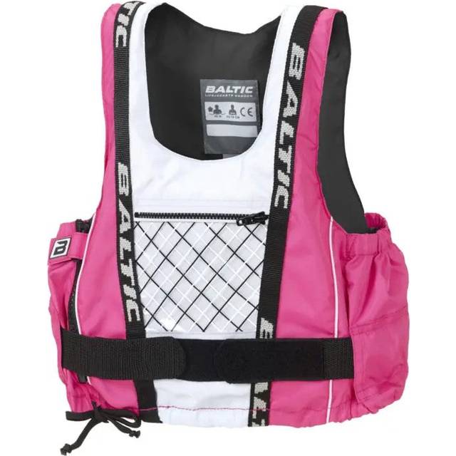 Baltic Dinghy Pro Flytväst, M/L (70-80kg) / Rosa/Vit (M/L (70-80kg))