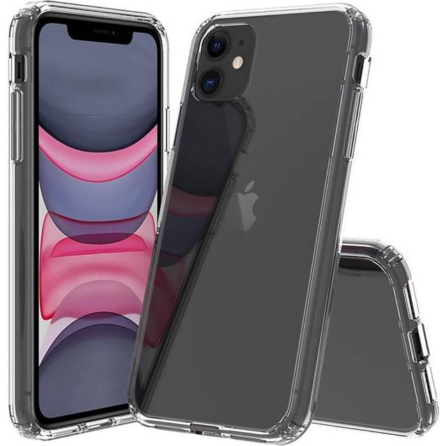 Mobique iPhone 11 Crystal Hybrid-skal, Genomskinlig