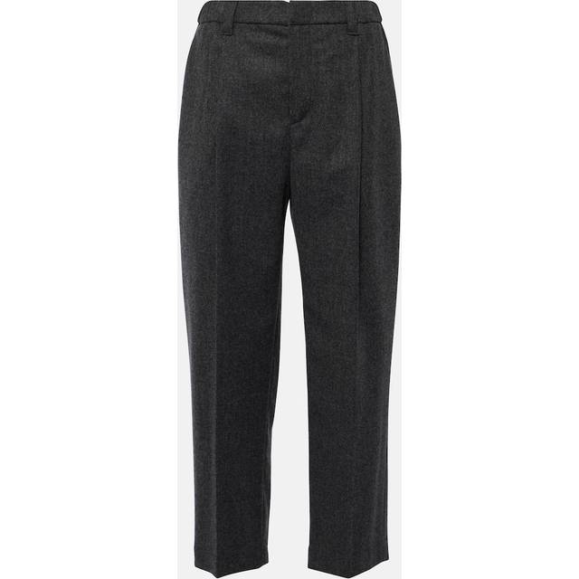 Brunello Cucinelli Wool and cashmere straight pants