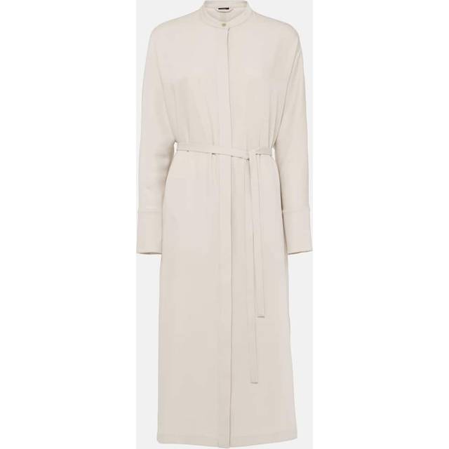 Joseph Dada belted cady midi dress - white (UK 10)