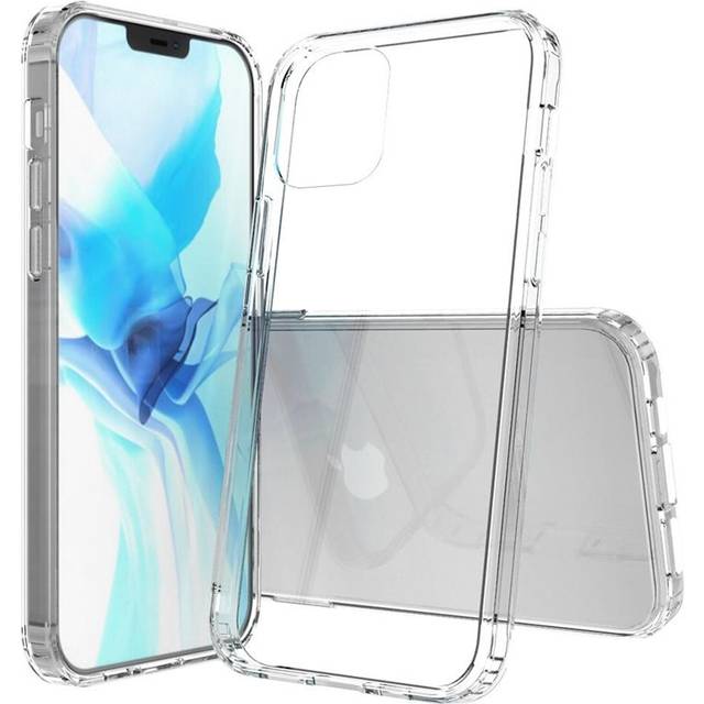 Mobique iPhone 12/iPhone 12 Pro Crystal Hybrid-skal, Genomskinlig