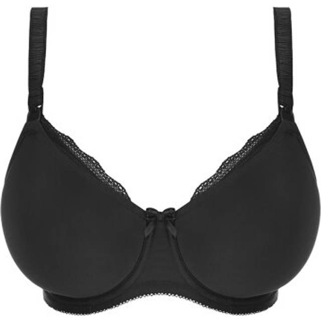 Freya Womens Pure Nursing Drop Cup Bra - Black material_polyamide - Size 40G