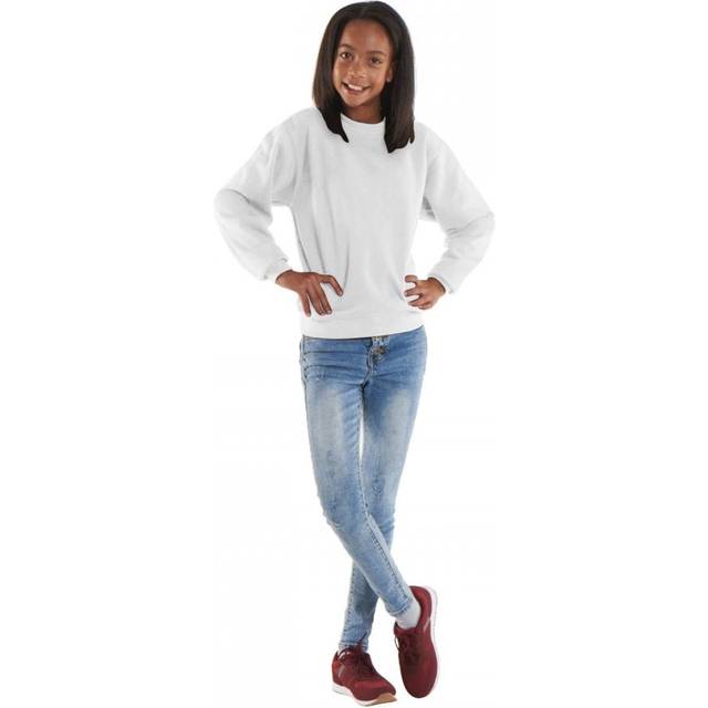 Uneek UX Childrens Sweatshirt UXX07 White Age 9-10 Colour: White, Size