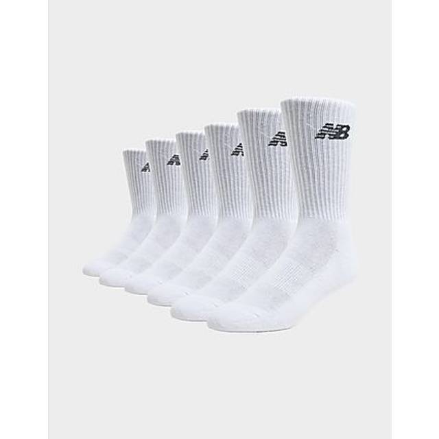 New Balance 6-Pack Strumpor, White