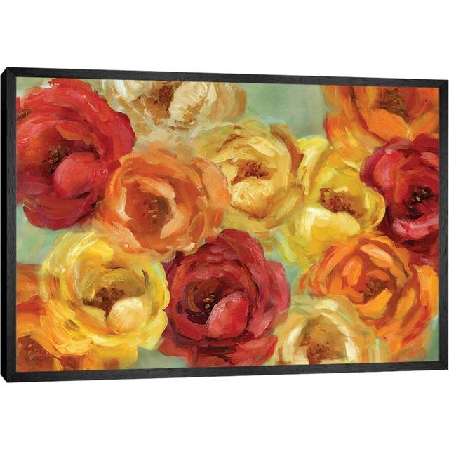 Peak of Summer by Carol Robinson - Graphic Art Print on Canvas - Black Framed (152.5 cm H x 101.5 cm W)