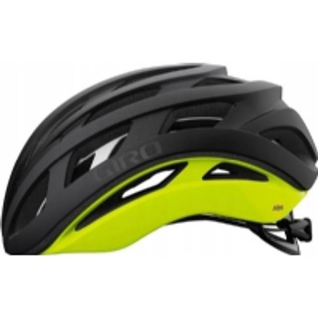 (S - 51-55 CM, Matt Black / Highlight Yellow) Giro Helios Spherical Road Helmet