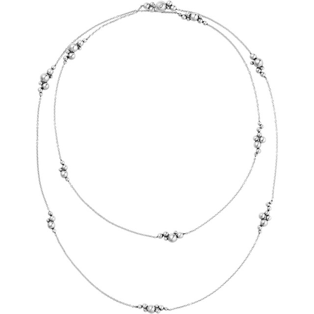 Georg Jensen Moonlight Grapes Sautoir Sterling Silver Necklace