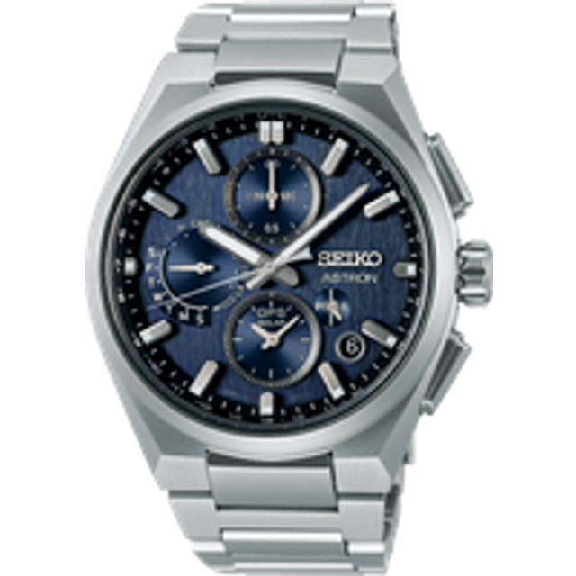 Seiko Astron GPS Solar Dual Time Chronograph Watch