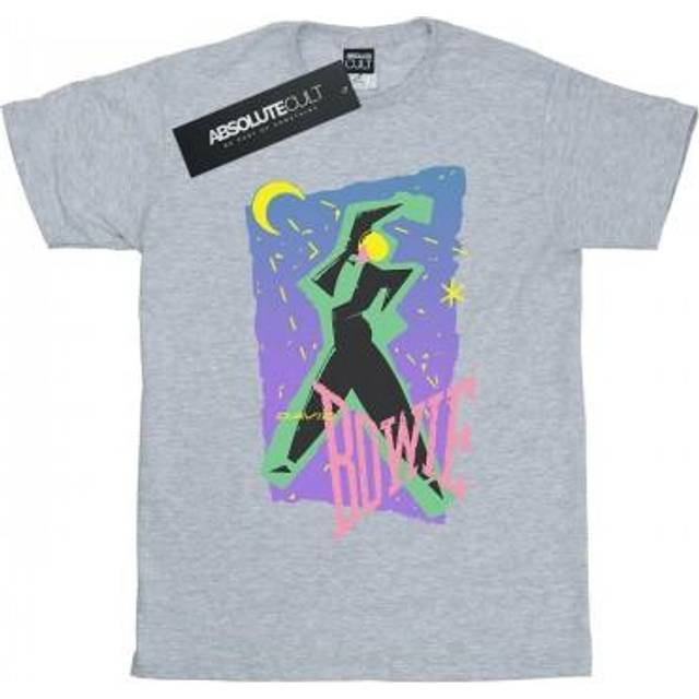 Moonlight Dance Cotton Boyfriend T-Shirt - White