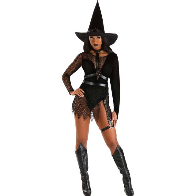 Dark Enchantress Witch Women's Costume | Sexy Witch Costumes - Black (M)