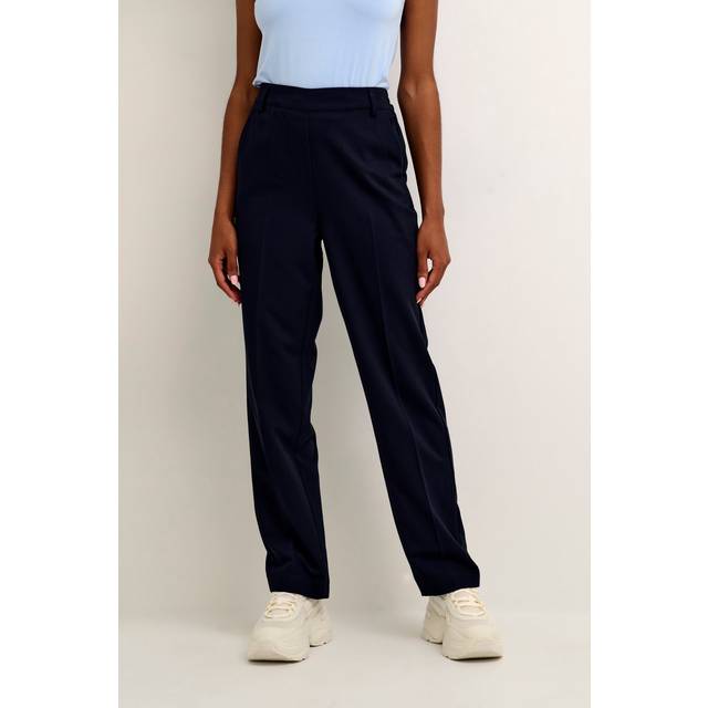 Women's Trousers KAFFE Sakura HW - Bleu