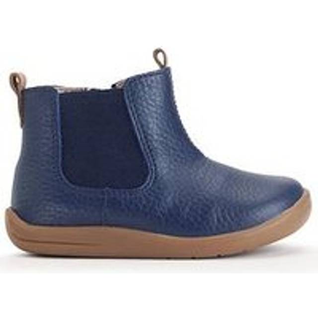 Start-rite Avenue Toddler Navy Leather Chelsea Boot, Navy, Size 7 Younger