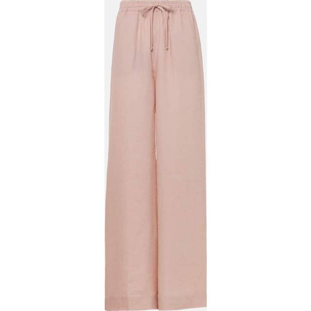 Loro Piana Graysen linen wide-leg pants - pink (UK 12)