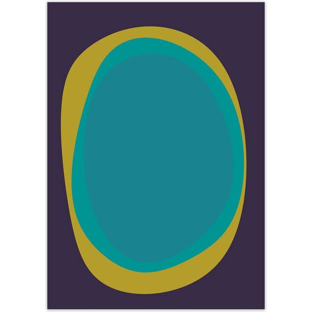 Colourful Bright Abstract A - Graphic Art Print on Paper - No Frame (59.4cm H x 42cm W x 4cm D)