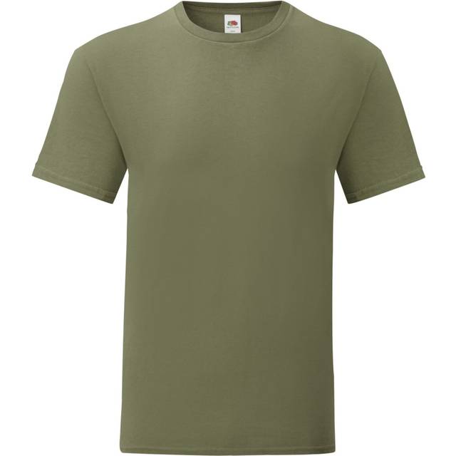 Fruit Of The Loom Mens Iconic 100% Combed Cotton T Shirt 2XL - 47/49' Chest