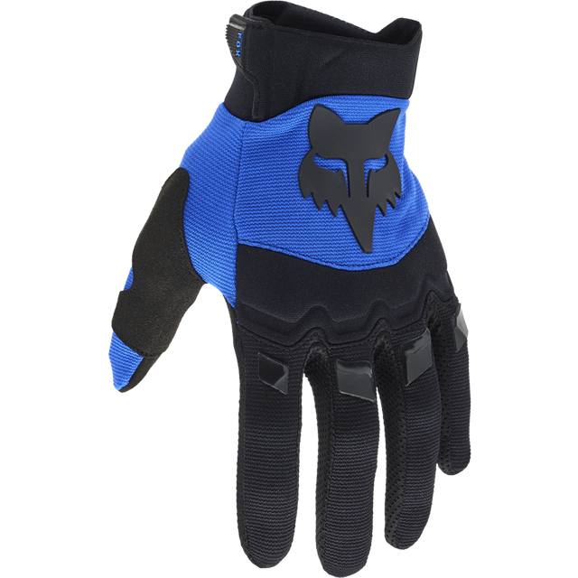 FOX Dirtpaw 2023 Motocross Gloves, black-blue, Size S for Men