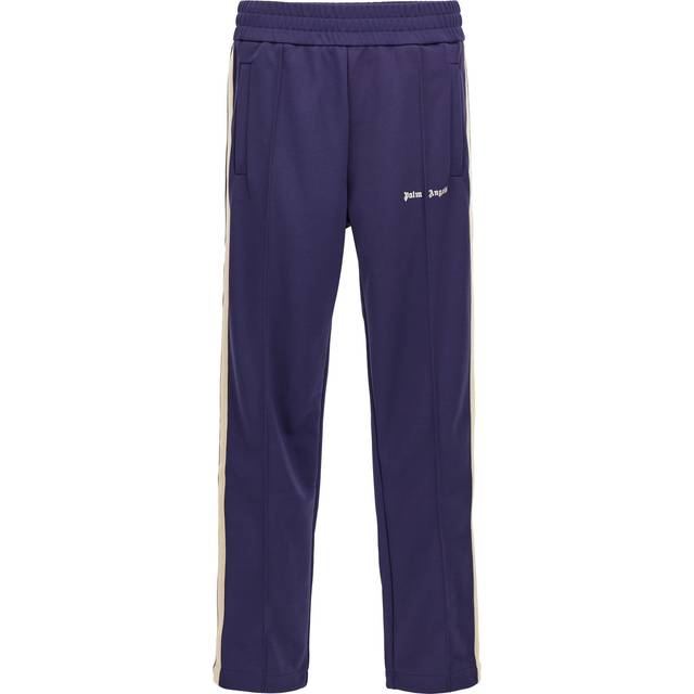 Palm Angels Mens Vy Brand-embroidery Striped-panels Straight-leg Regular Fit Woven Jogging Bottoms Xl - NAVY
