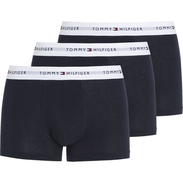 Pack of 3 Hipsters in Plain Cotton - blue - M