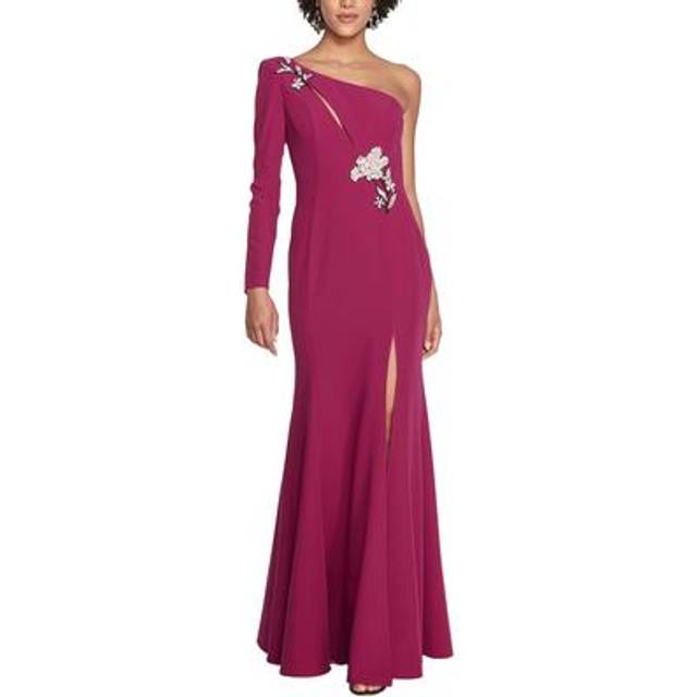 Marchesa Notte One Shoulder Dress