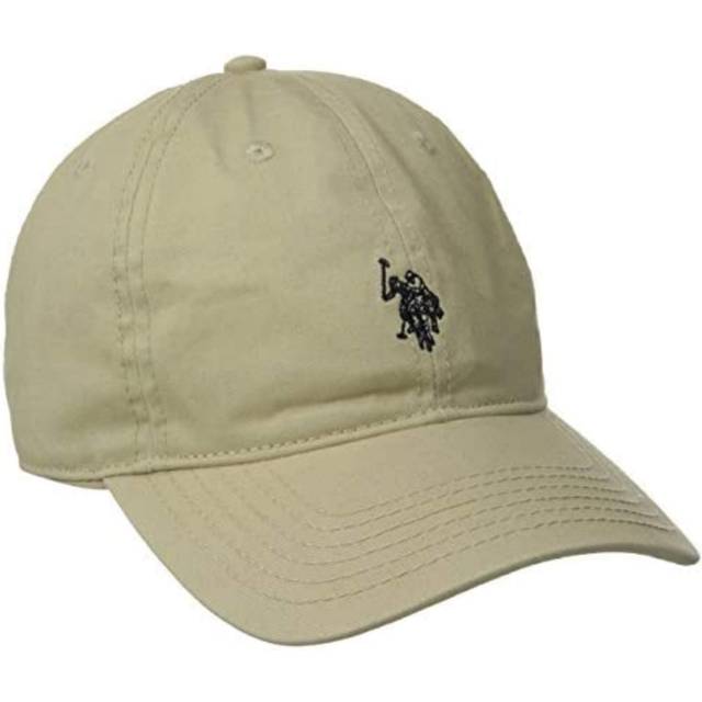 U.S. Polo Assn. Small Pony Logo Baseball Hat  Adjustable Cap Khaki