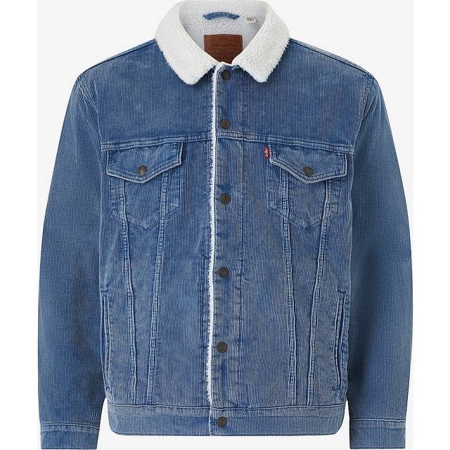 Levis Sherpa Trucker Jacket Blue