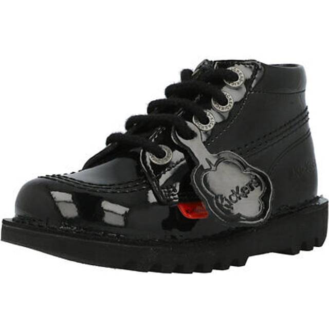 Kickers Black Hi Zip Toddler Boots