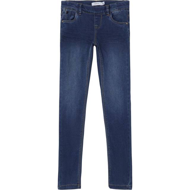 NAME IT Nkfpolly Skinny Dnm Legging 1182-To Noos |Marinblå |158