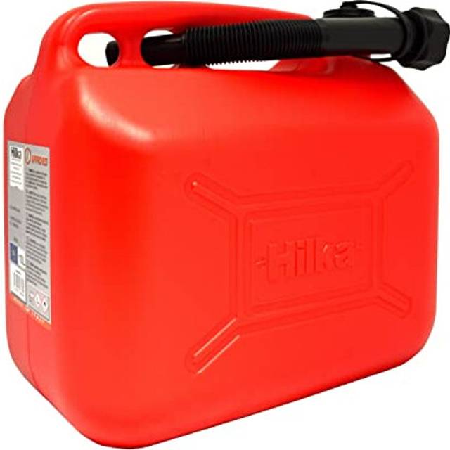 10L Red Plastic Fuel Can