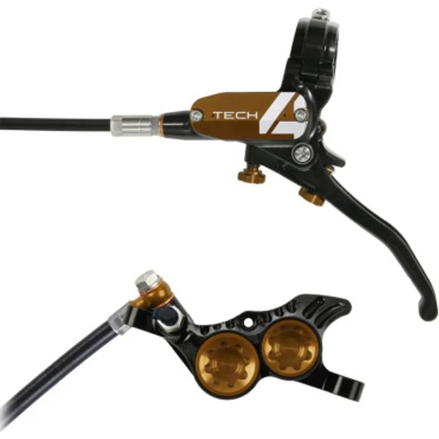 Hope Tech 4 V4 Brake Lever/Calliper Black/Bronze - Gold