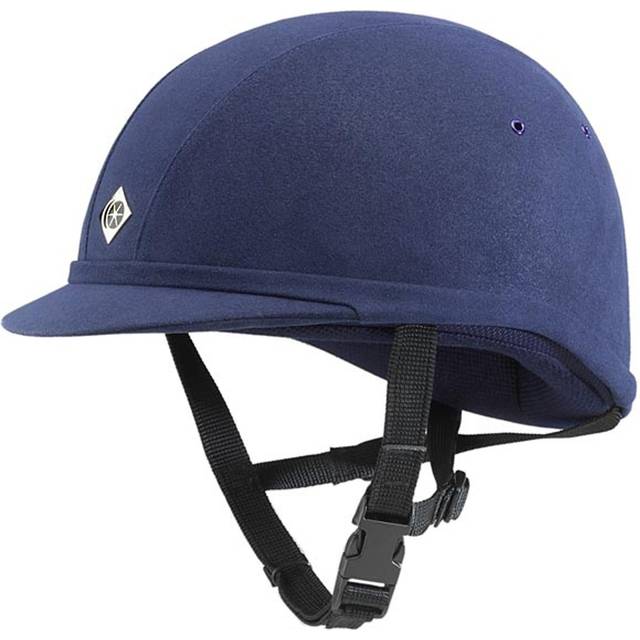Charles Owen YR8 Riding Hat - Navy Blue: 6.3/4 Size: 6.3/4