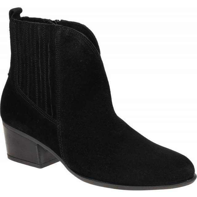 Gabor 'kristin' Western Ankle Boots In Black - 6