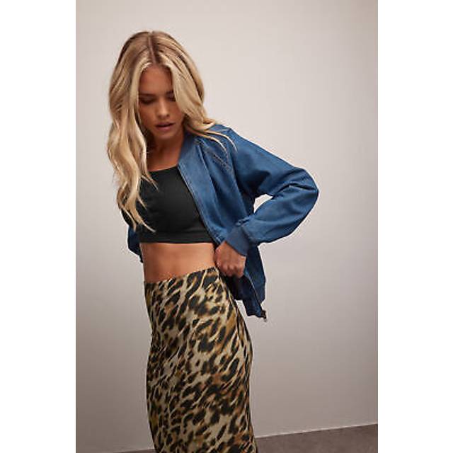 Pixiegirl Blue Denim Bomber Jacket 8 Pixiegirl | Petite Women's Bomber Jackets