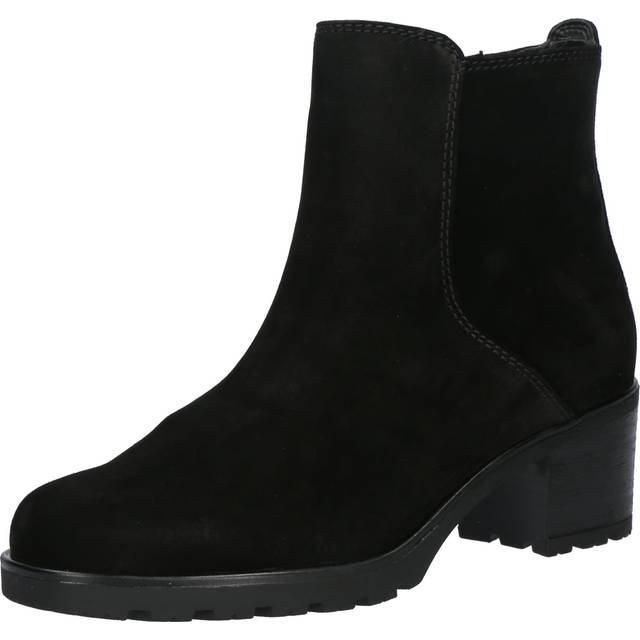 Block-Heeled Ankle Boots - GAB40513 / 325 887 - Black Suede - 6