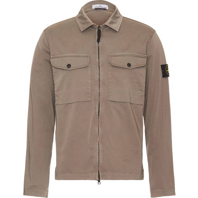 STONE ISLAND Raso Overshirt - Brown