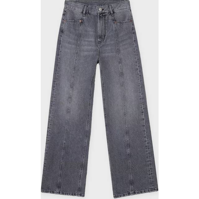 Dagmar Jeans Loose Fit Dark Blue Denim Ljusgrå W29/L32