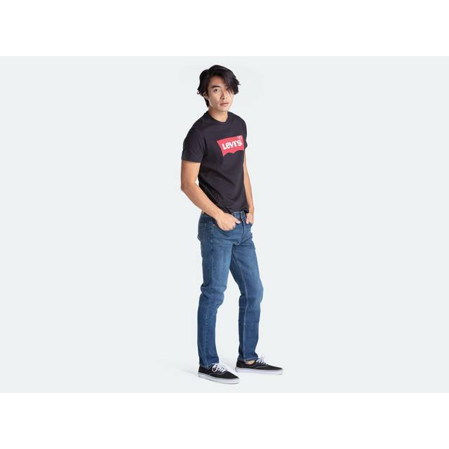 Levi's 502&trade; Tapered Fit Jeans - Panda - Blue, Mid Blue, Size 34, Inside Leg S=30 Inch, Men -  inside leg S=30 inch,34