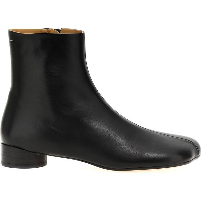 MM6 Maison Margiela Black Anatomic Ankle Boots - T8013 Black - IT 39.5