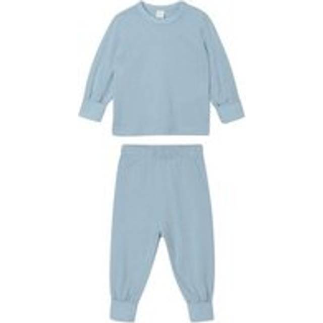 (18-24 Months, Dusty Blue) Babybugz Baby Long Pyjama Set