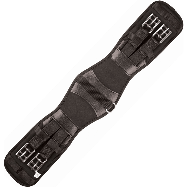 (Black, 55Cm/22 Inch) Collegiate Memory Foam Dressage Girth