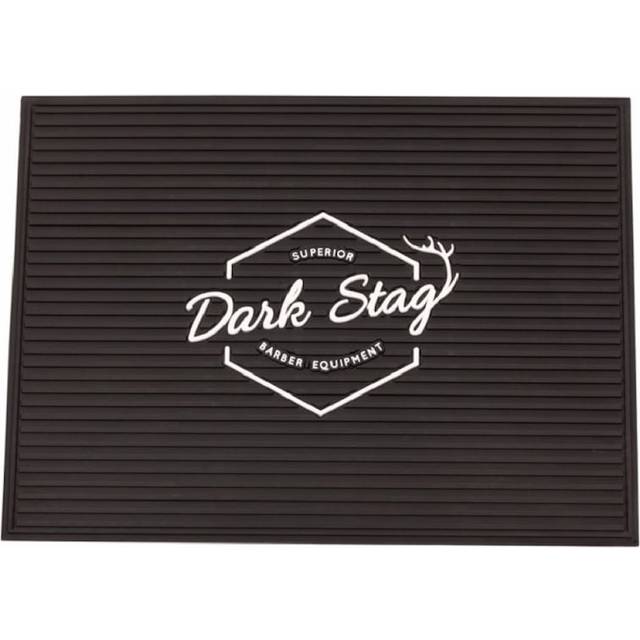 Dark Stag Barber Apron & Rubber Station Mat Complet Tools Work Station