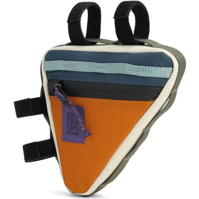 Topo Designs Frame Bike Bag - Cykelramsväska Pond Blue / Spice Unik storlek