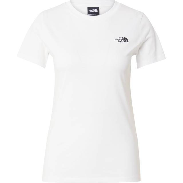 Simple Dome T-Shirt in Cotton Mix - White - XS